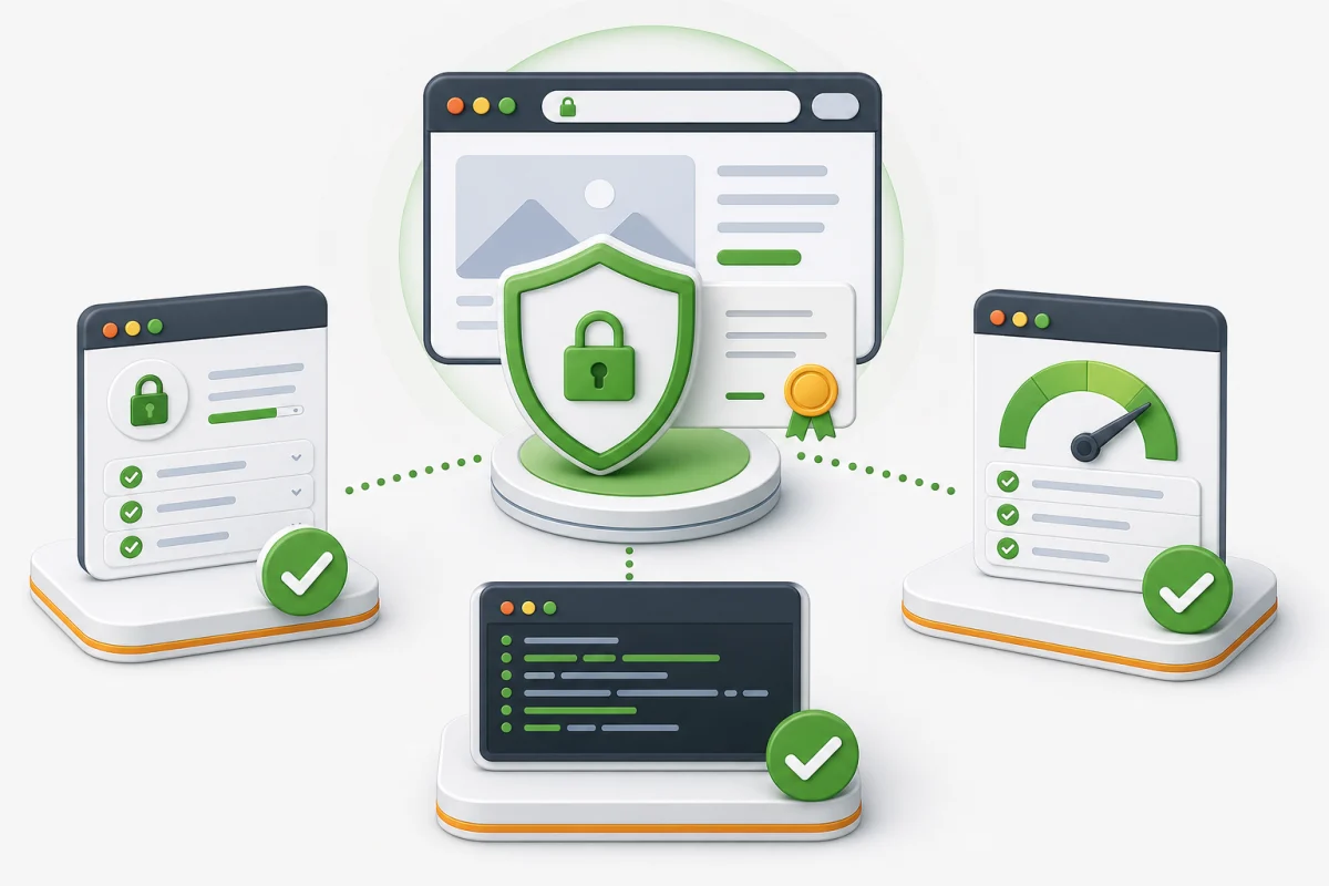 SSL certificate verification in a browser, external service and terminal