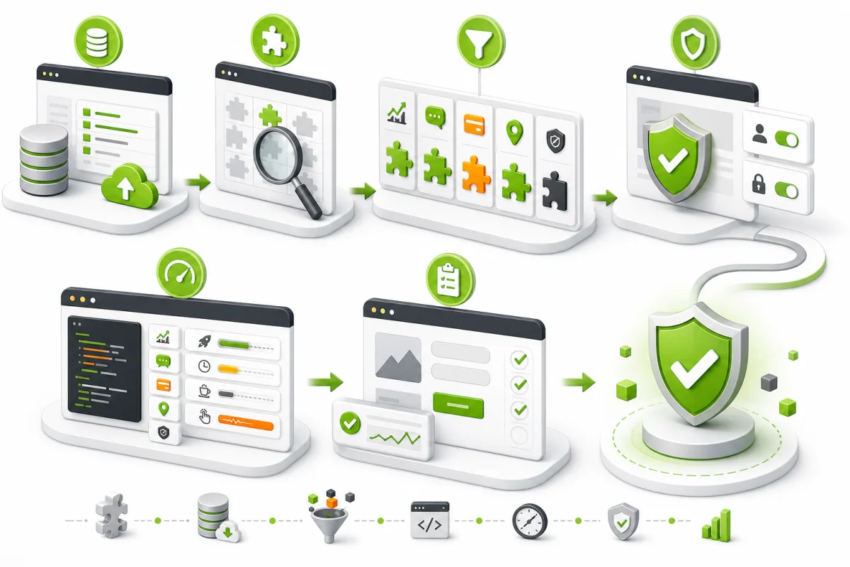 Third-party integrations are classified, assigned safe activation methods and functionally tested